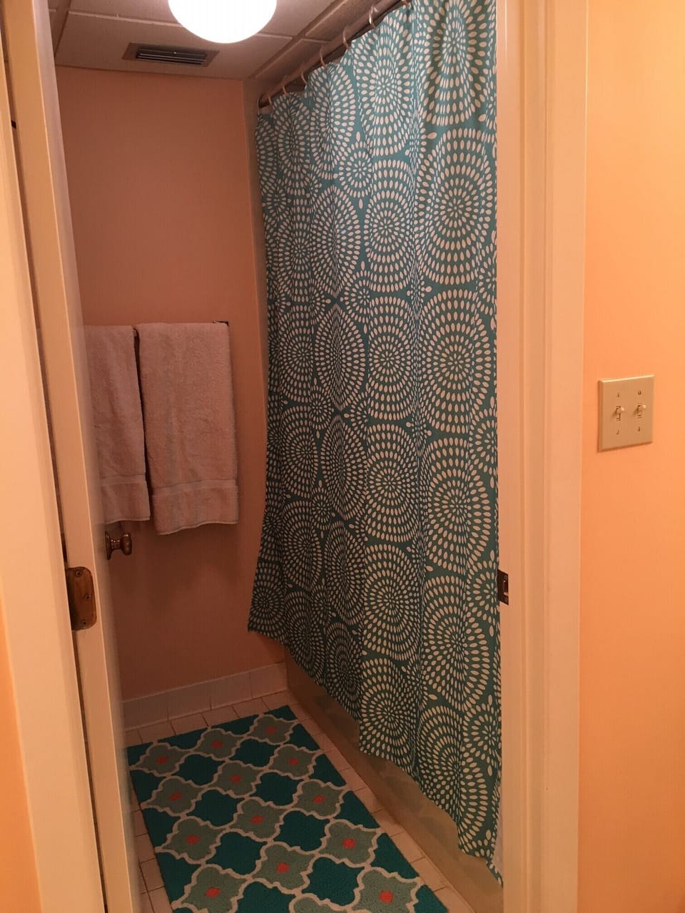 Master bath garden tub with shower