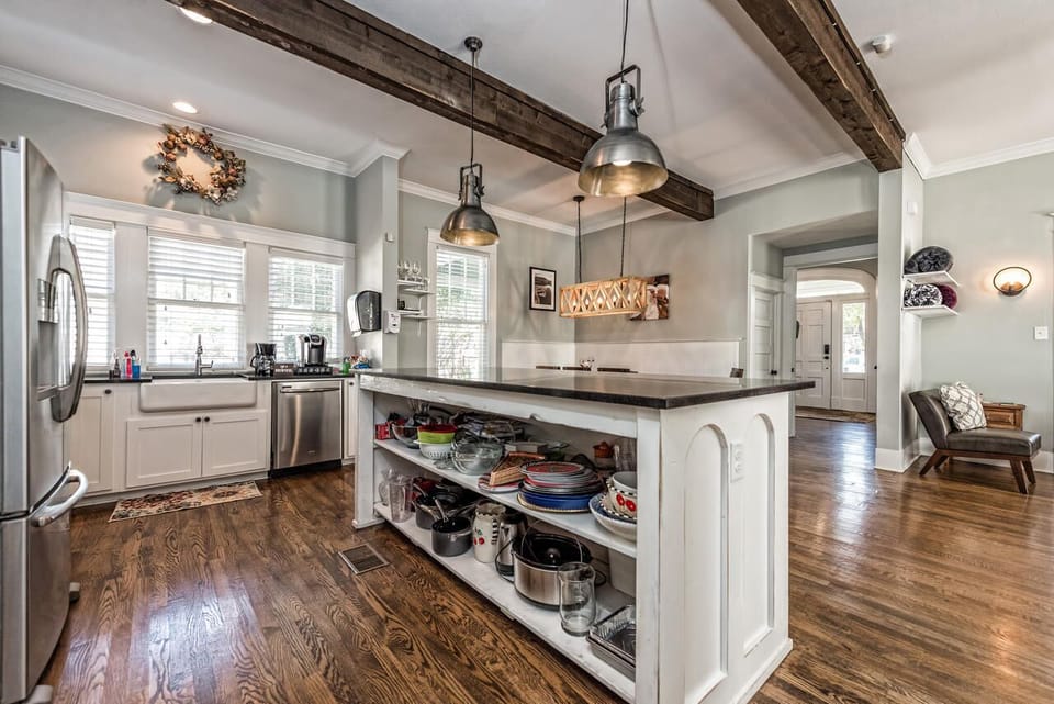 Kitchen and Island
