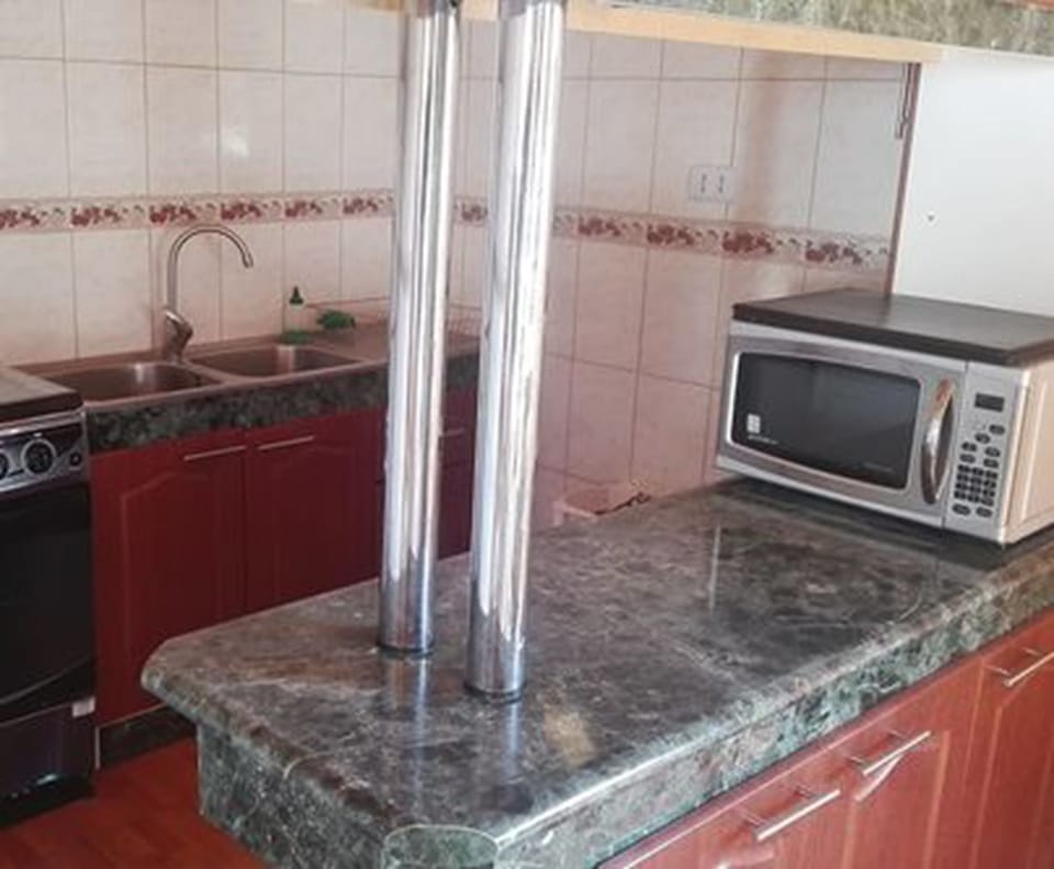 Standard Cabin, Multiple Beds, Non Smoking | Private kitchen | Full-size fridge, microwave, oven, stovetop
