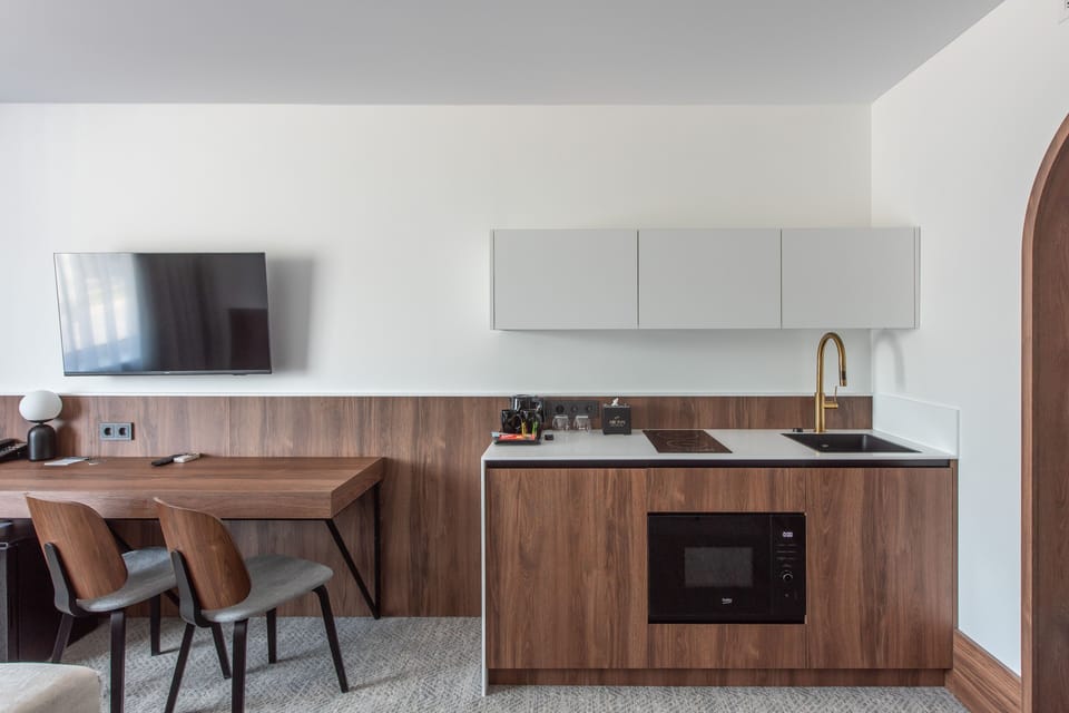 Business Double room with kitchenette | Private kitchen