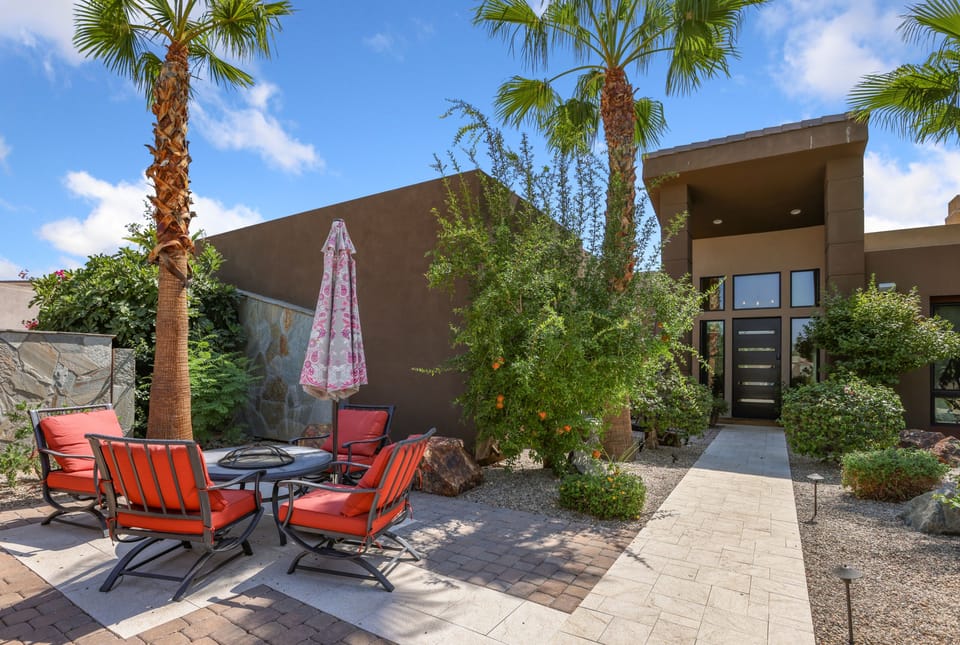 Entry courtyard