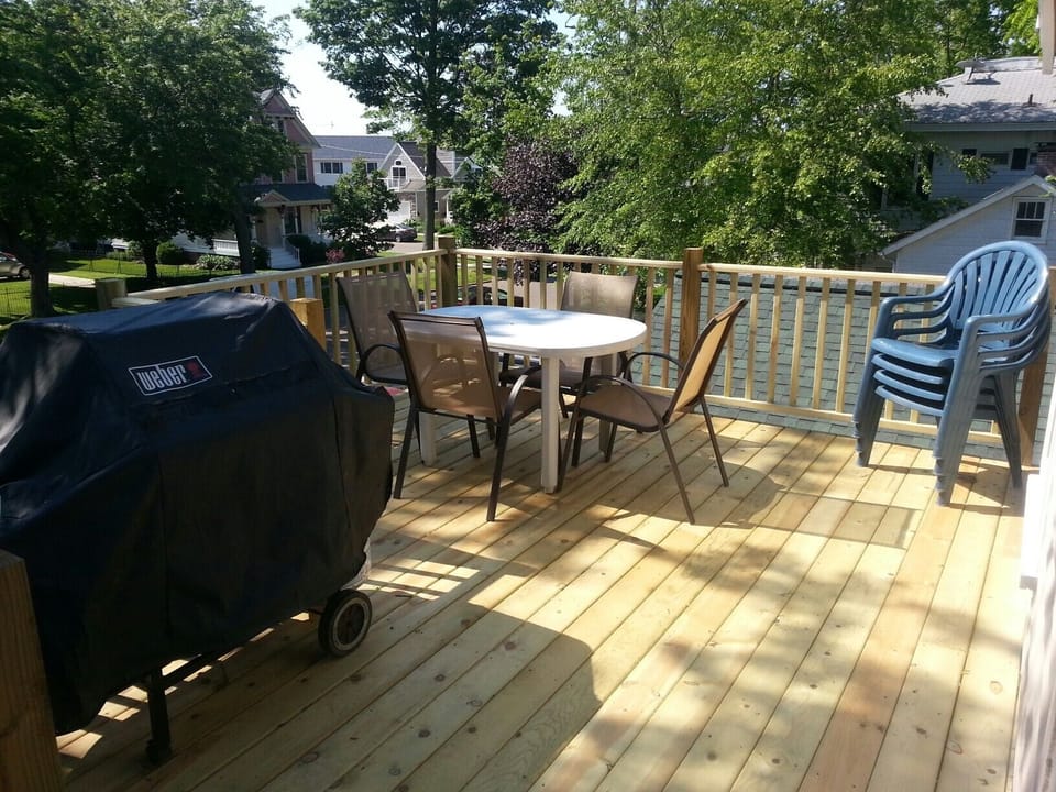 Weber BBQ and utensils have been provided for your use.
