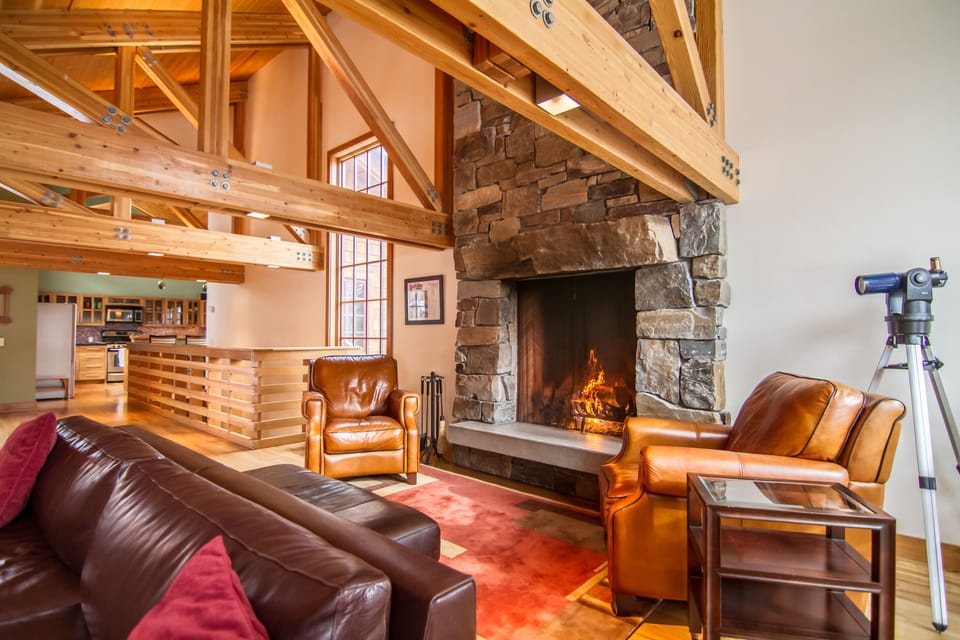 living room fireplace