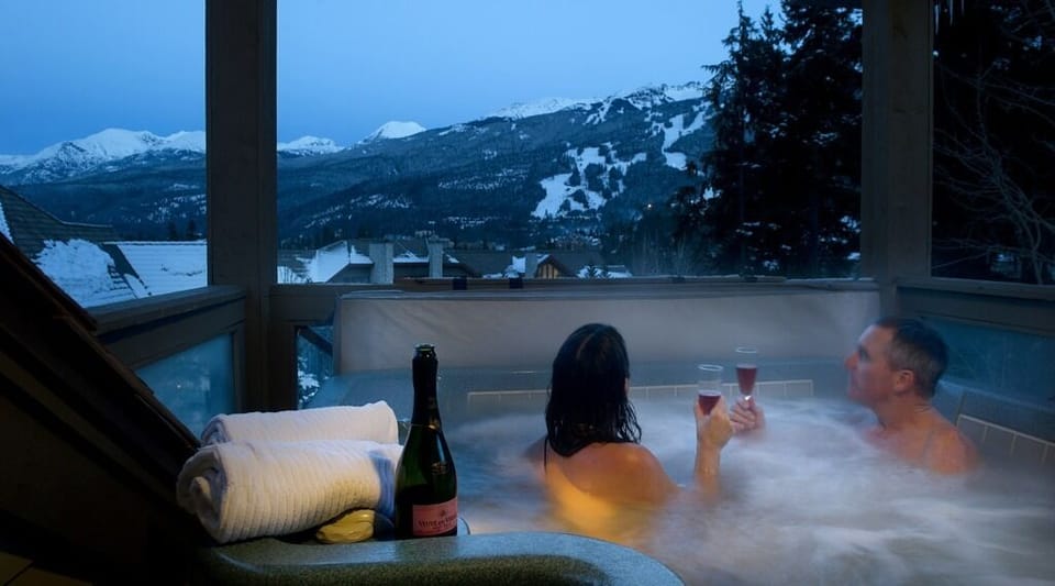 Spectacular view from the private Hot Tub