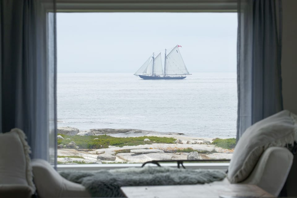 Bluenose II passing by in 2020