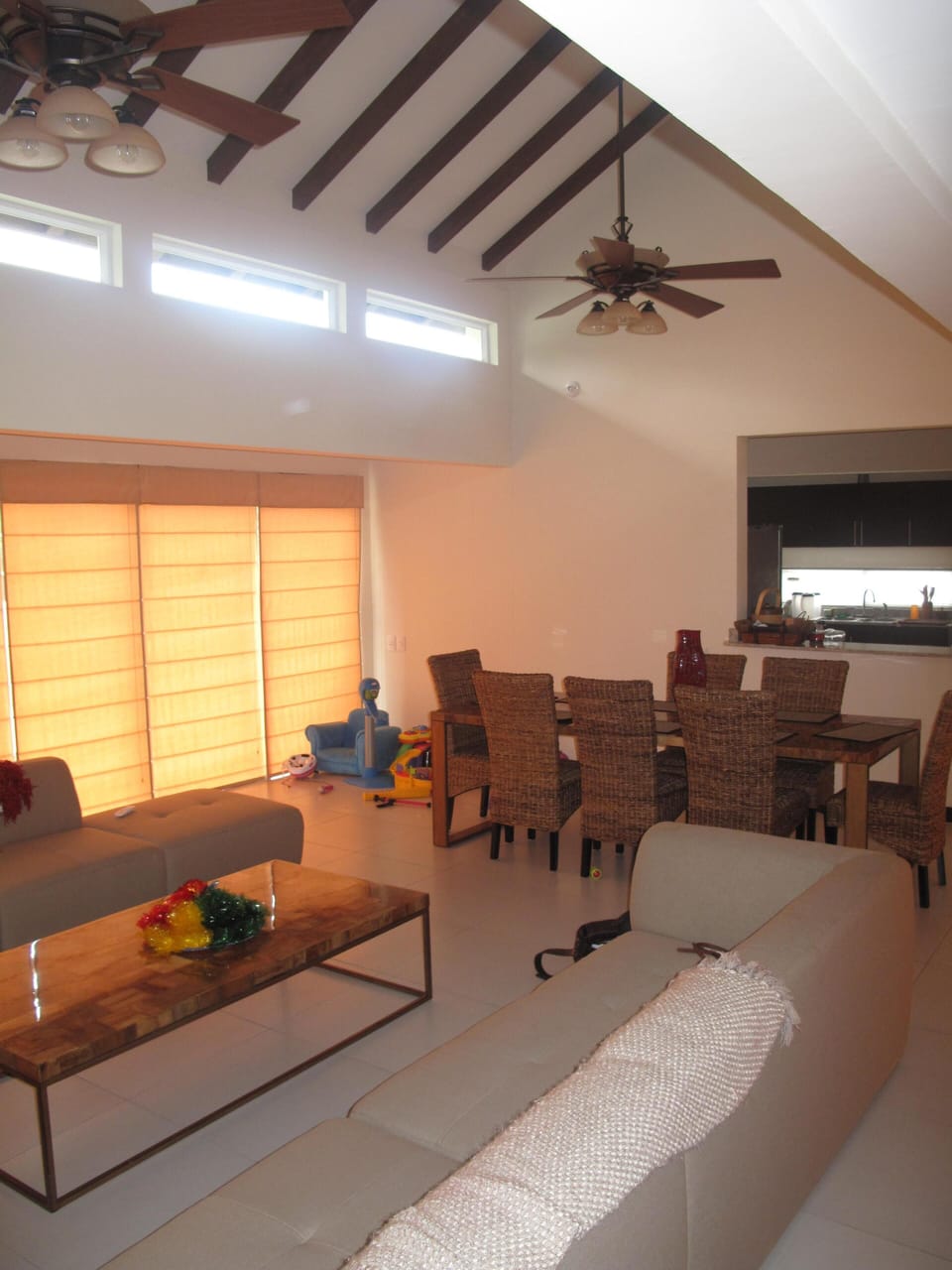 Living and dining area
