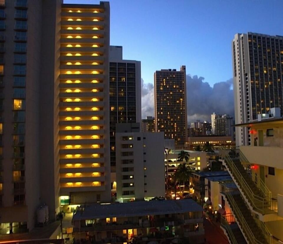 Waikiki just after sunset