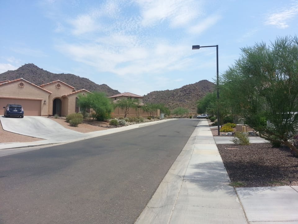 Mountains close by, this is the view from the driveway.