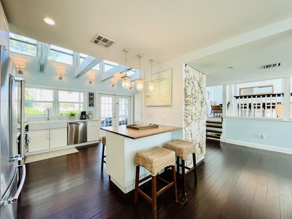 Our open floor plan makes a perfect space for entertaining.