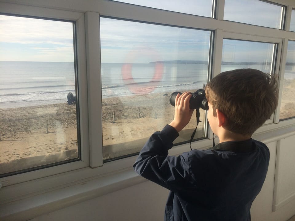 Looking out to sea