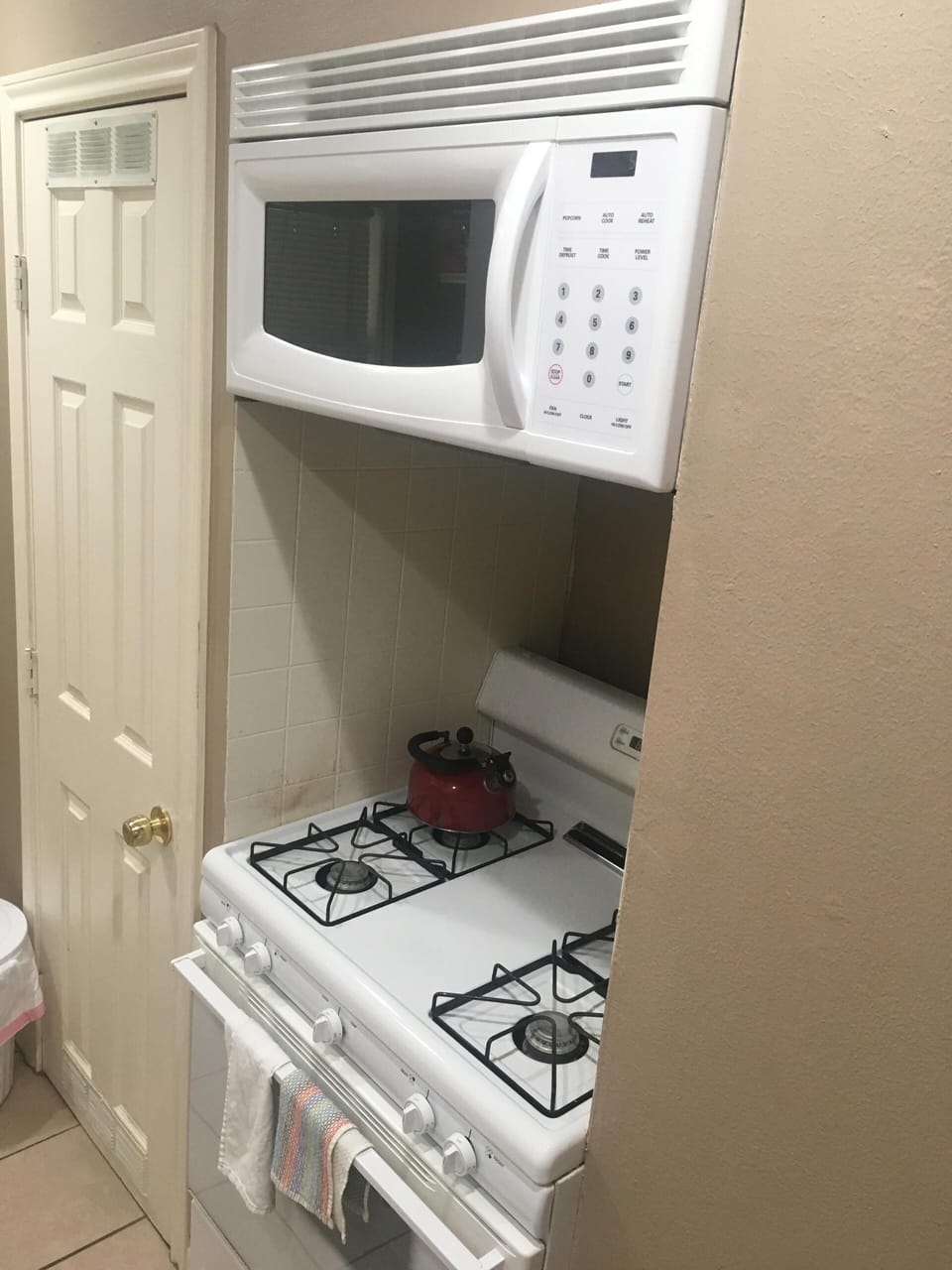 Micro wave and gas range