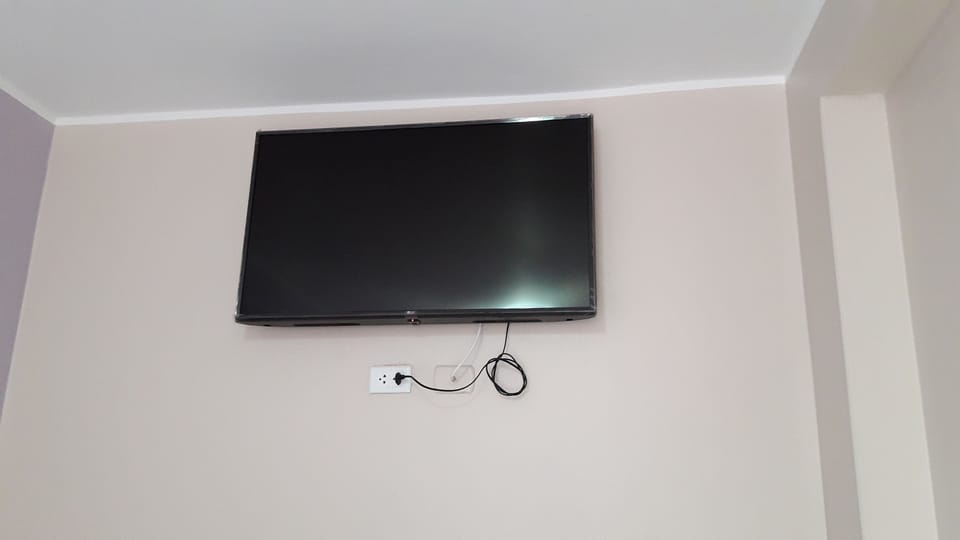 Family Room, 2 Double Beds, Non Smoking, Private Bathroom | Television