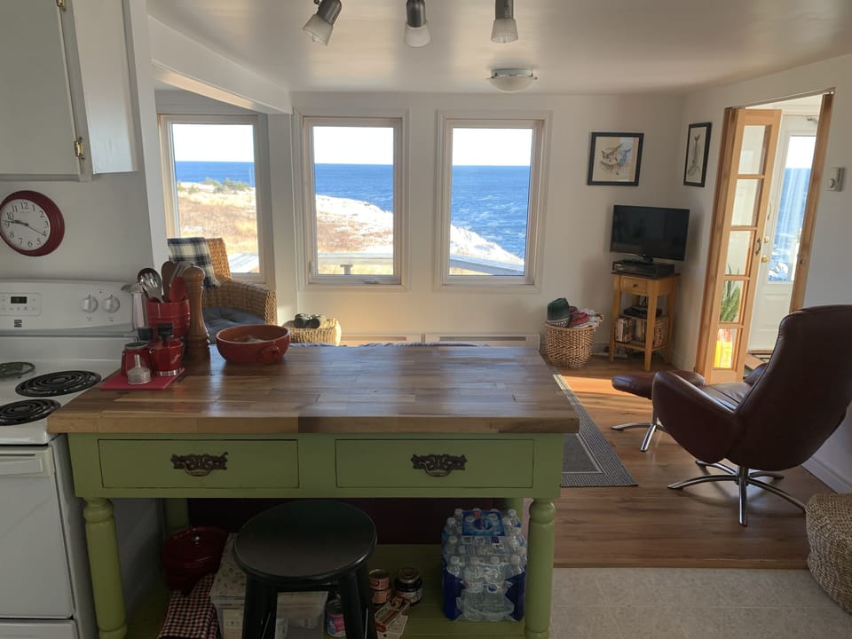 View from kitchen