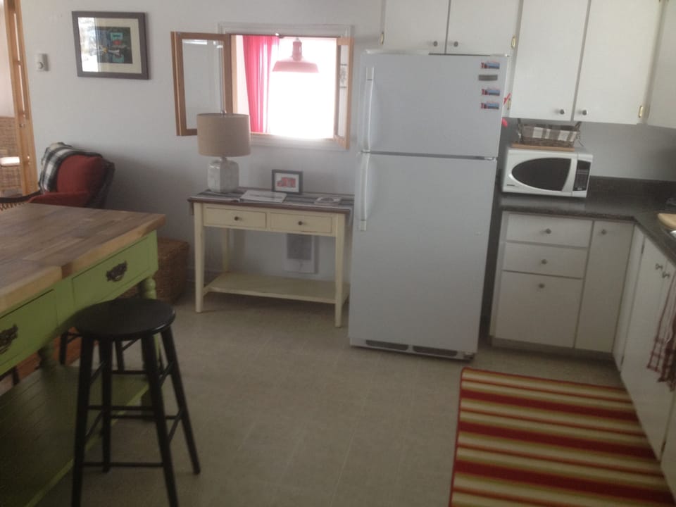 Fully stocked kitchen