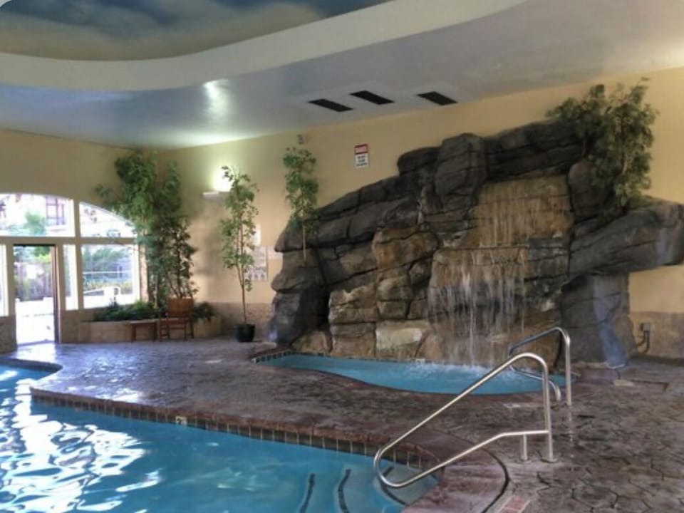 Waterfall Hot tub