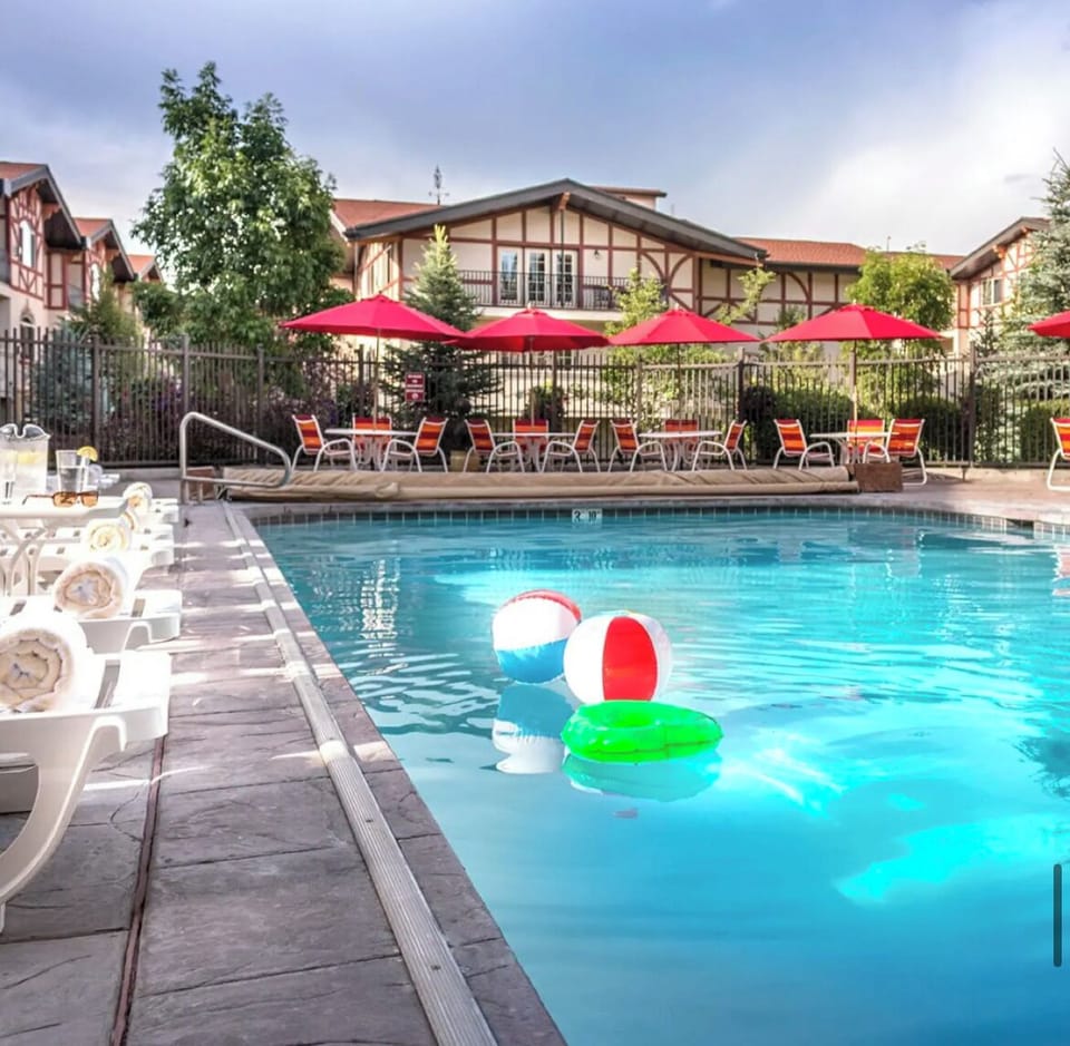 Outdoor heated pool