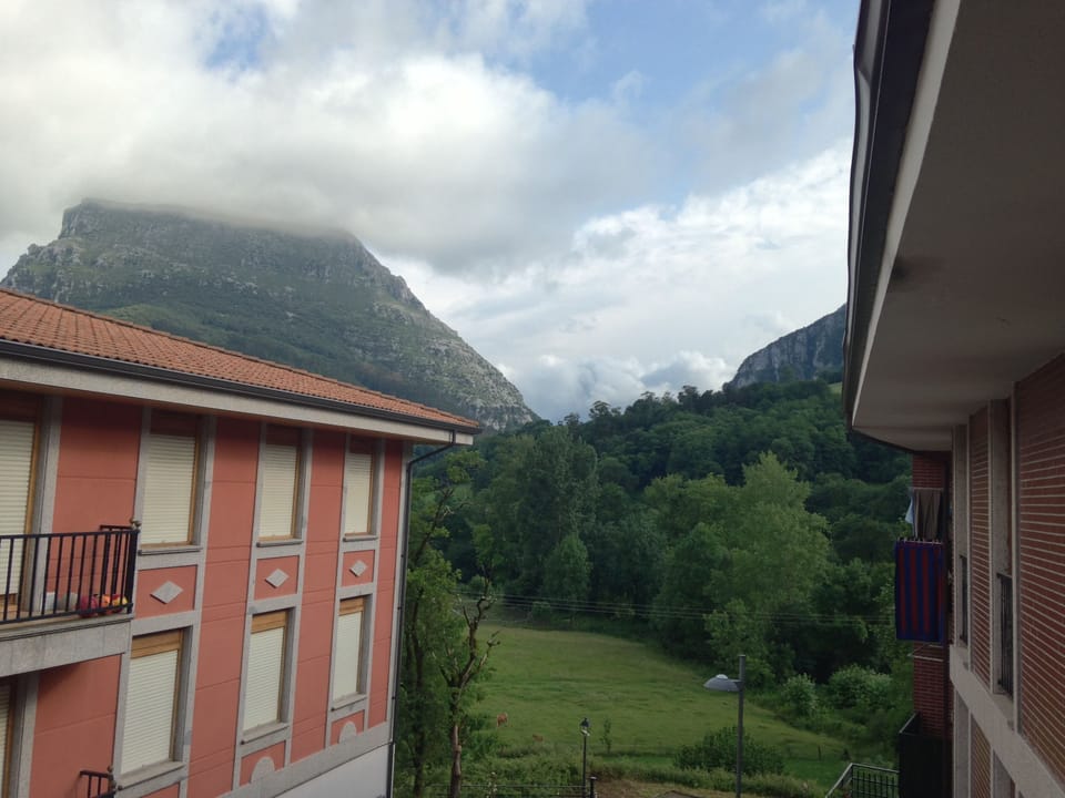 Views from the kitchen and the two rooms