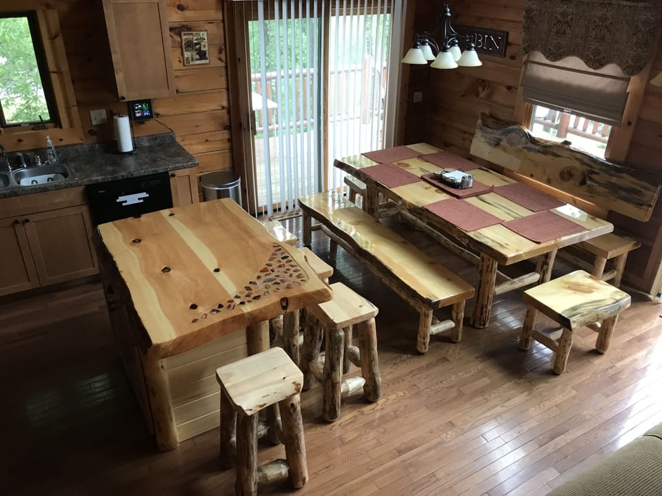 Kitchen and dining area