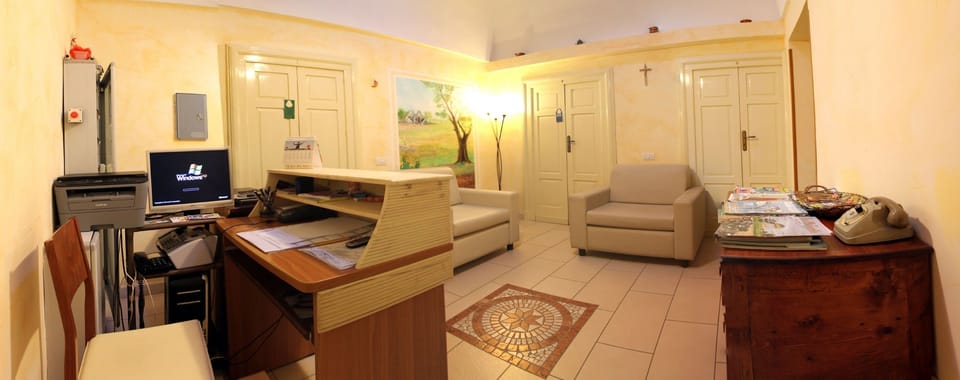 Lobby sitting area