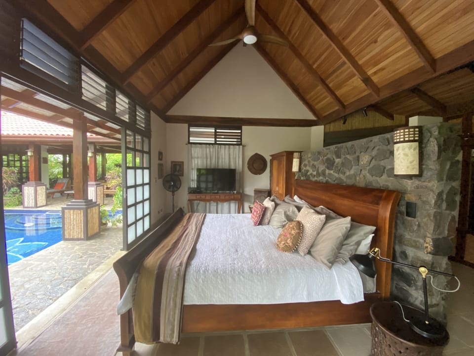 Primary Bedroom with King size bed.