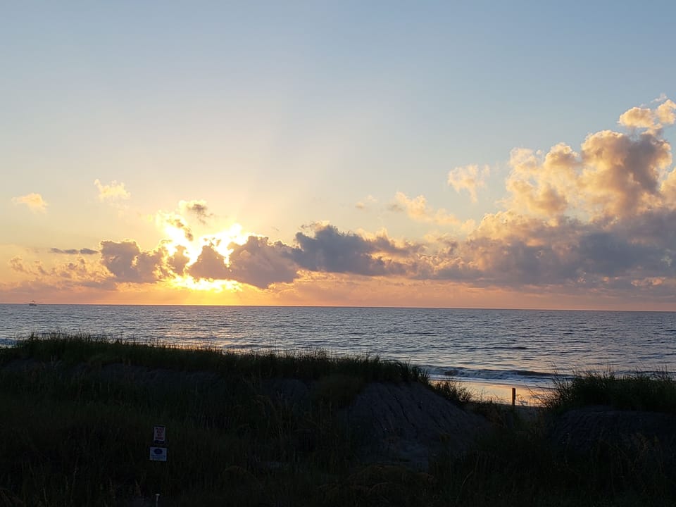 Amazing sunrise from your balcony