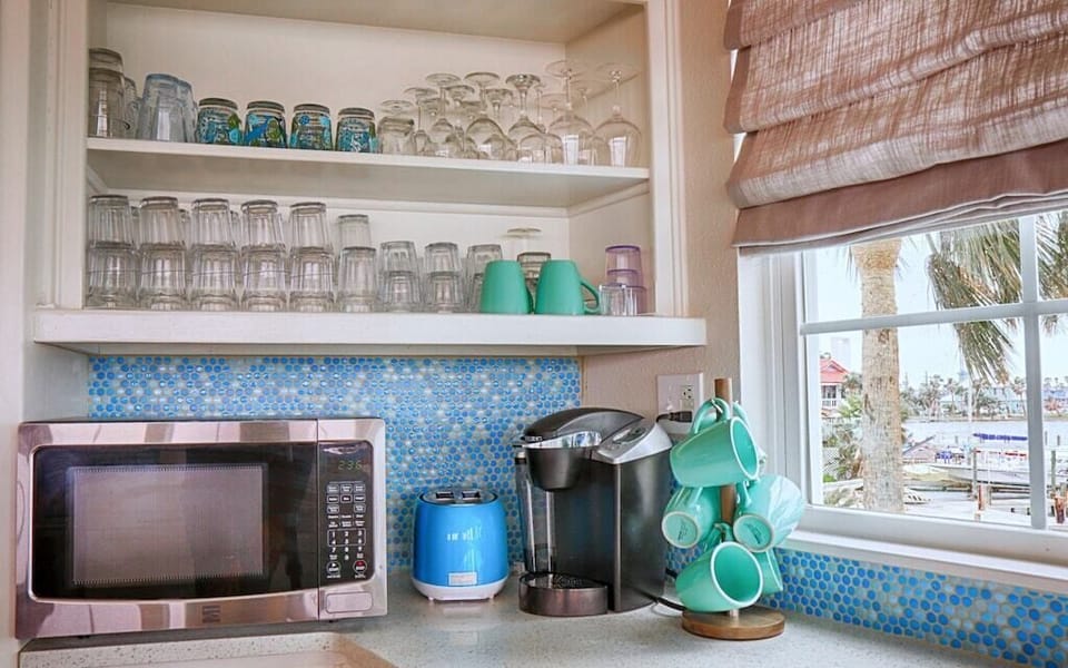 Fully stocked kitchen