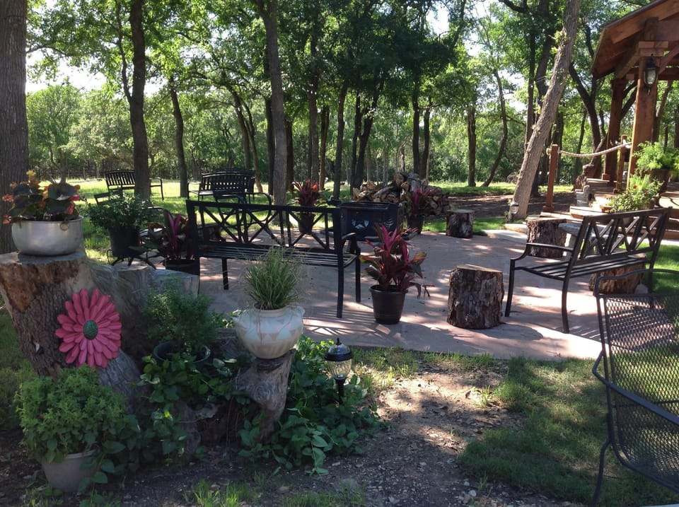 Fire pit patio