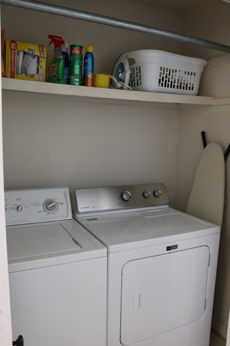 We have a full size washer and dryer