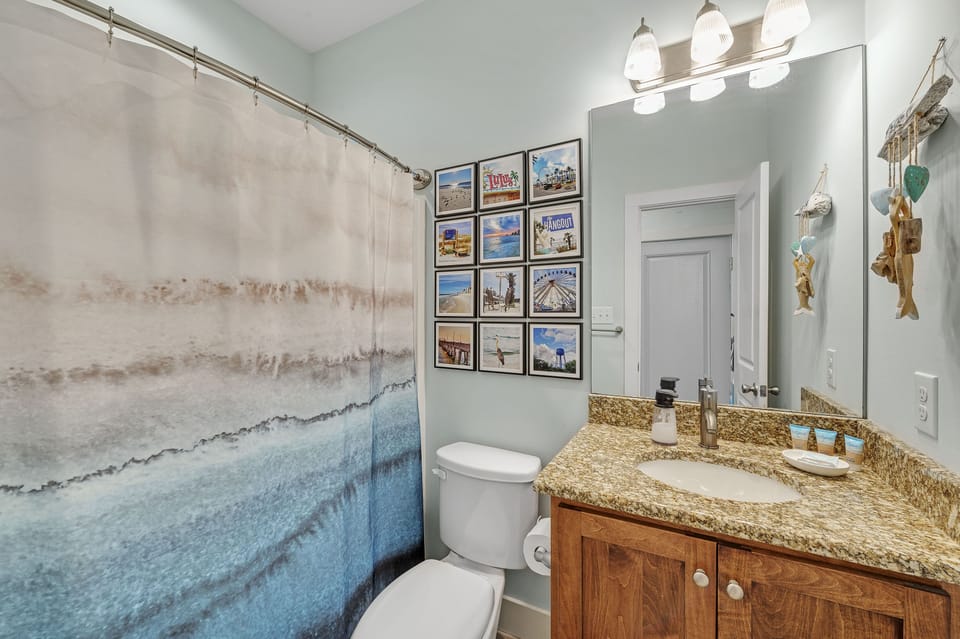 Main level powder w/ shower!