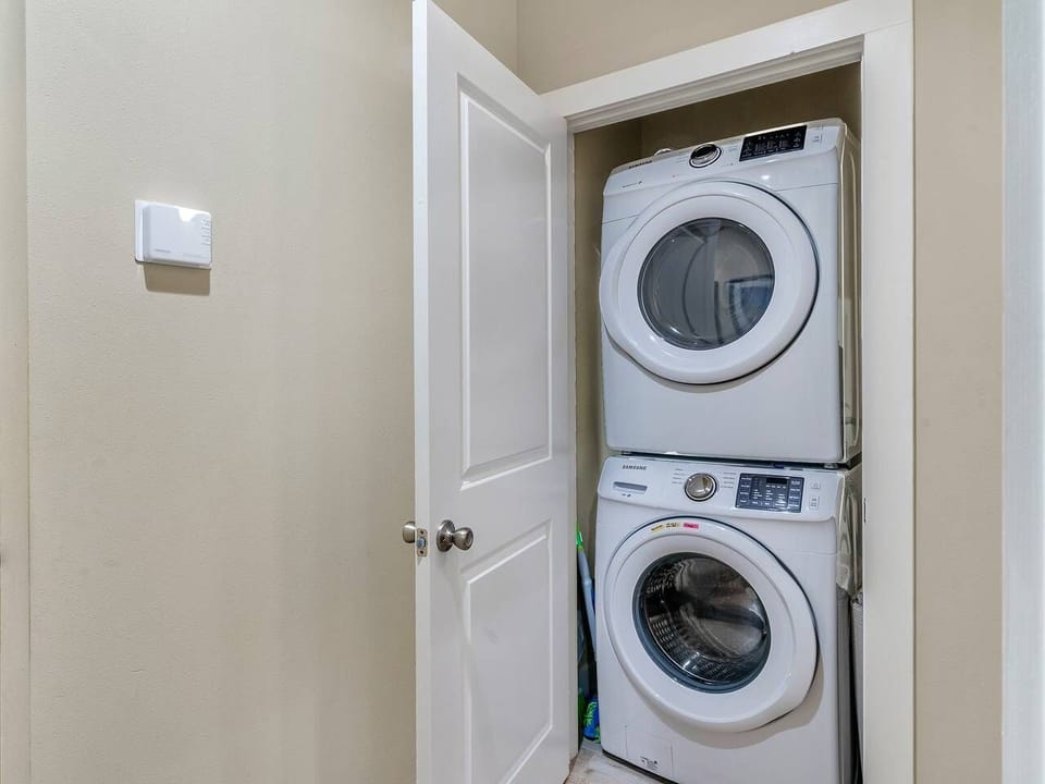 New stacked Washer/dryer