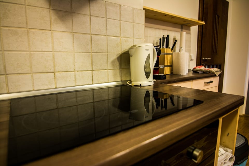 Shared fridge, microwave
