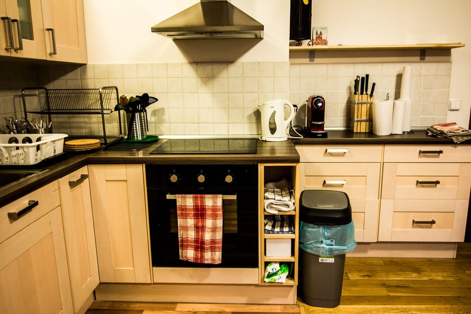 Shared fridge, microwave