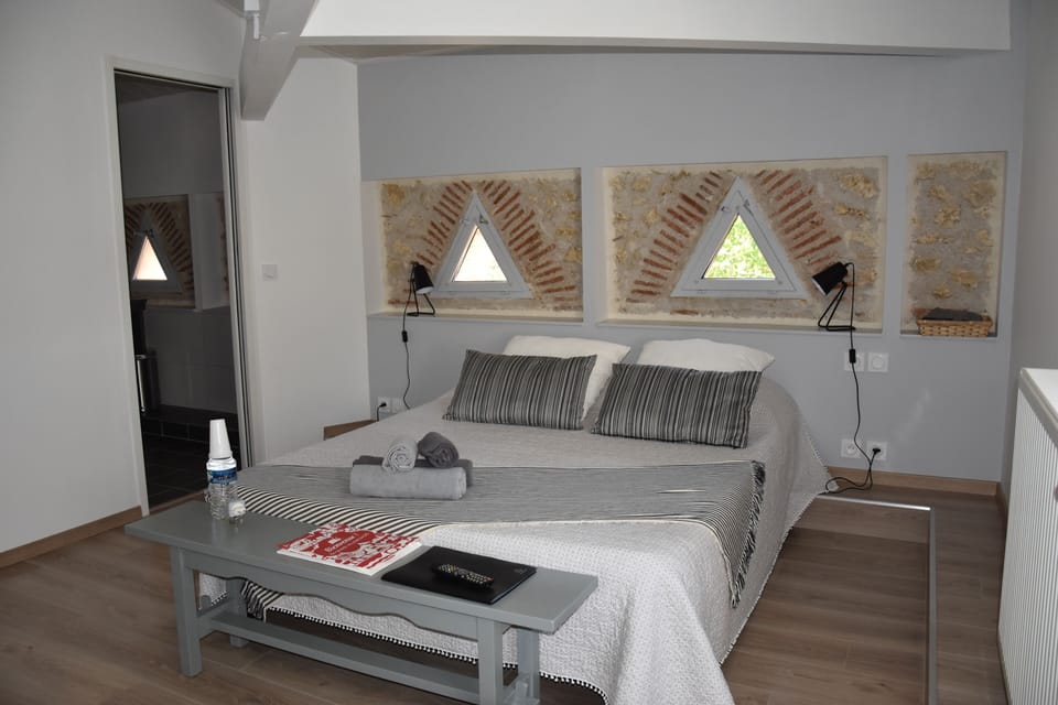 Premium bedding, blackout drapes, soundproofing, free WiFi