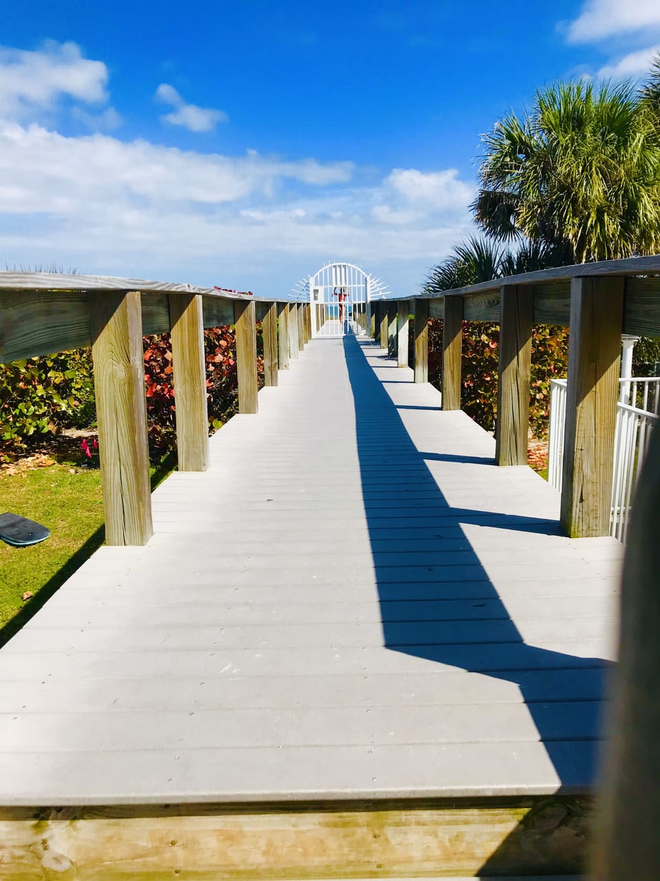 Private boardwalk to the beach