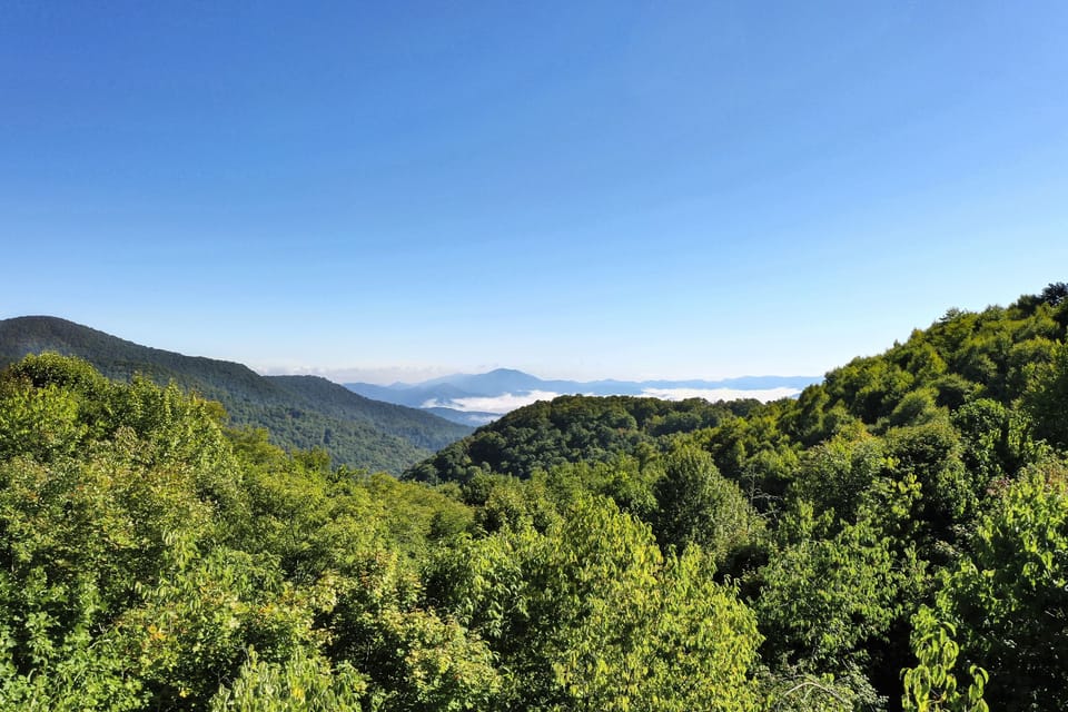 Beautiful long range mountain views in the Summer.
