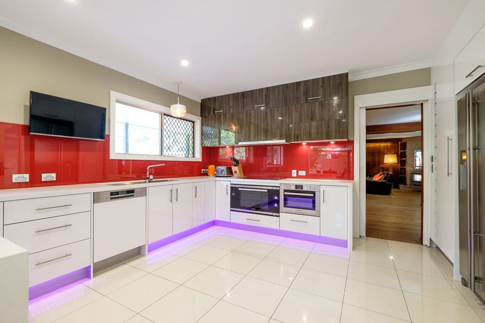 New funky kitchen.