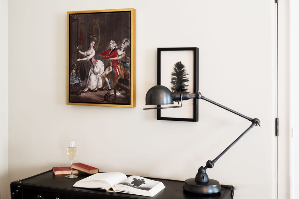 Premium Room, 1 King Bed, Fireplace | Frette Italian sheets, premium bedding, down comforters, in-room safe