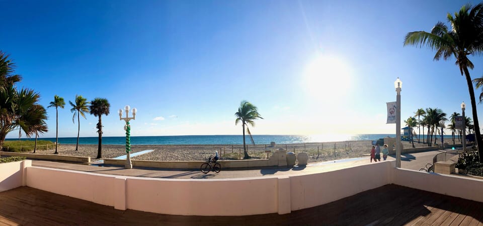 View toward ocean from your east deck on the boardwalk - set up your chairs