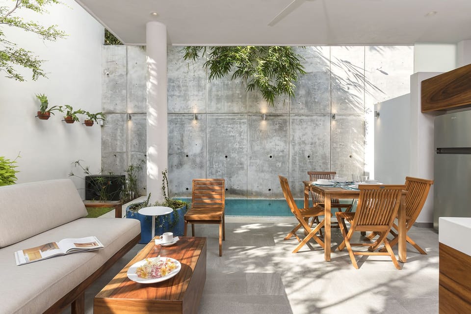 Social Area. Pool, Kitchen, completelly equipped professional kitchen