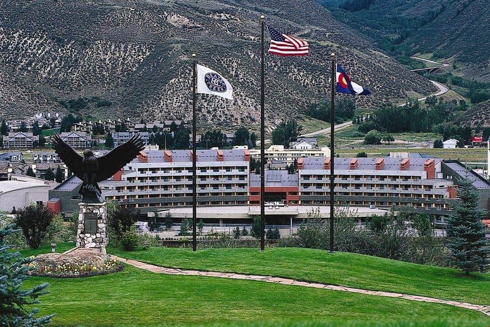 Enjoy views of Beaver Creek Mountain from the resort.