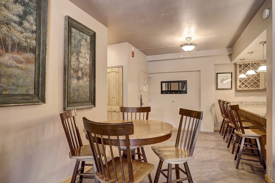 Enjoy meals together at the dining table