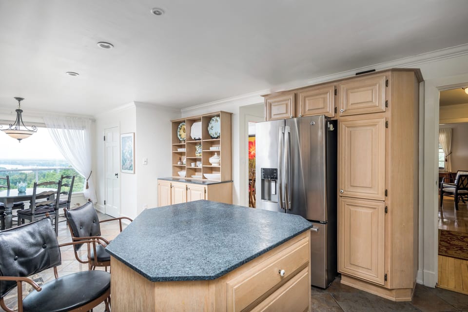 Kitchen - fully equipped - appliances and disposables; Wood Stove