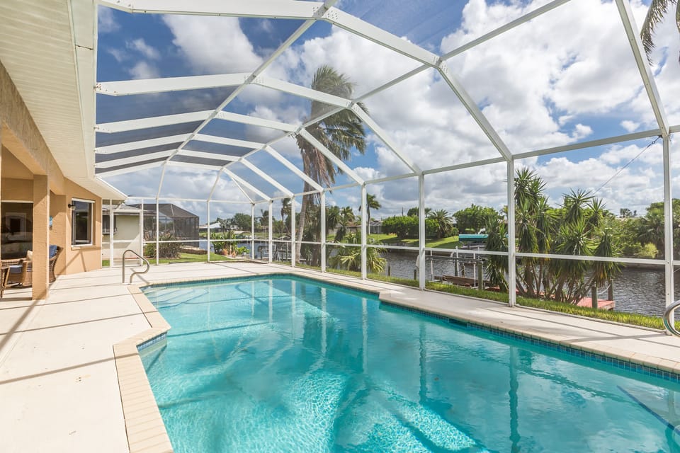 Relax and swim laps in private electric heated pool and warm southern exposure!