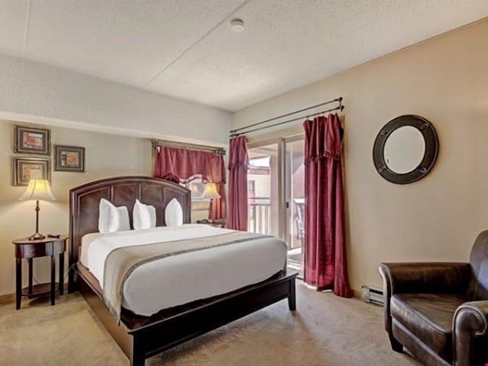 Get a good night's sleep in the master bedroom.
