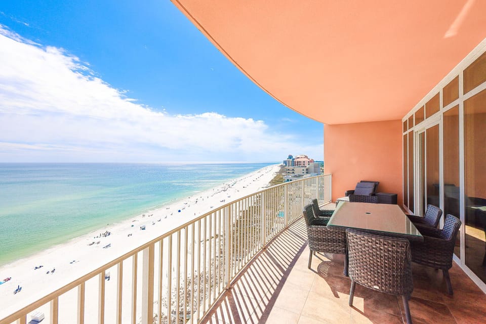 Relax and rejuvenate on your expansive balcony, soaking in sunset views and coastal breezes in comfort