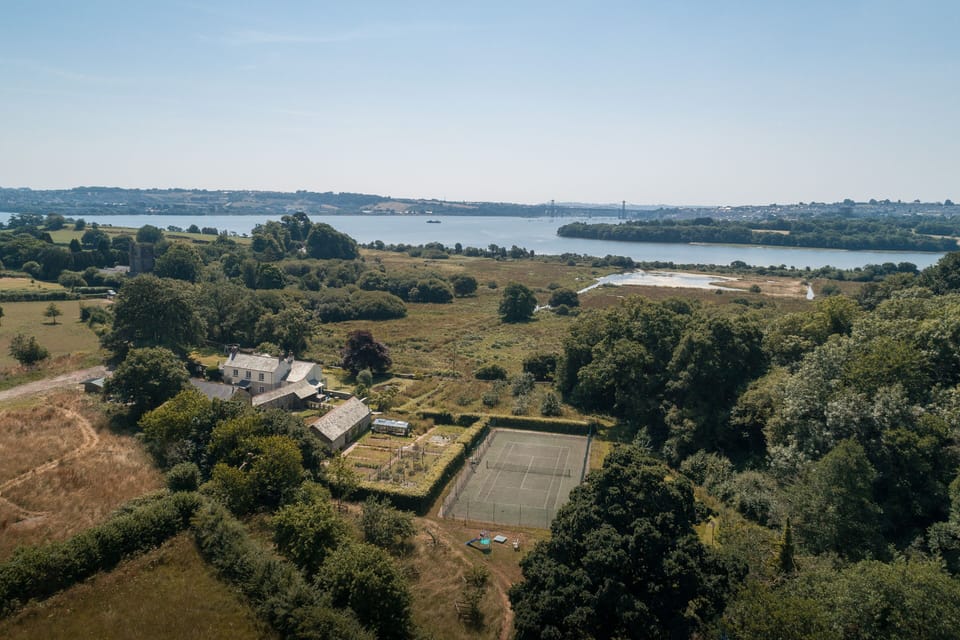 Lower Marsh Farm from the air!