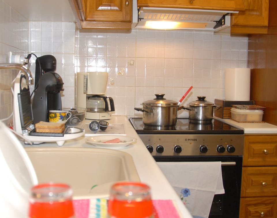 Preparing my lunch.