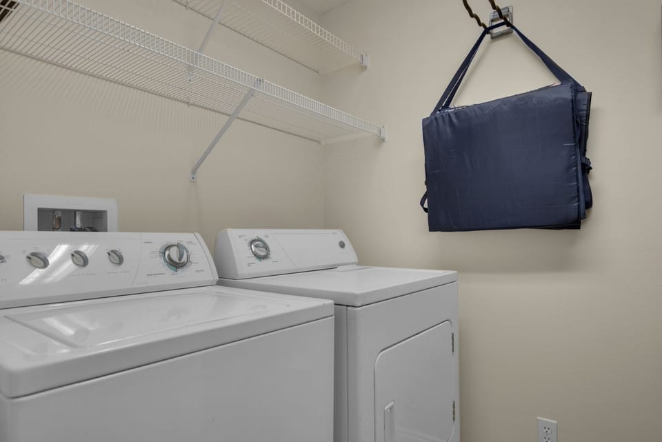 Full size washer & dryer!