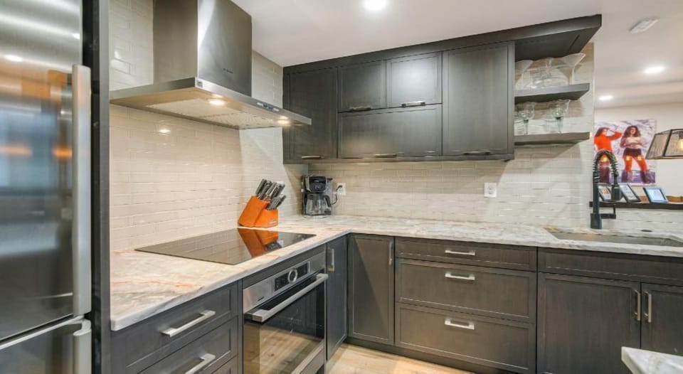 Whip up your favorites in the modern kitchen with sleek appliances.