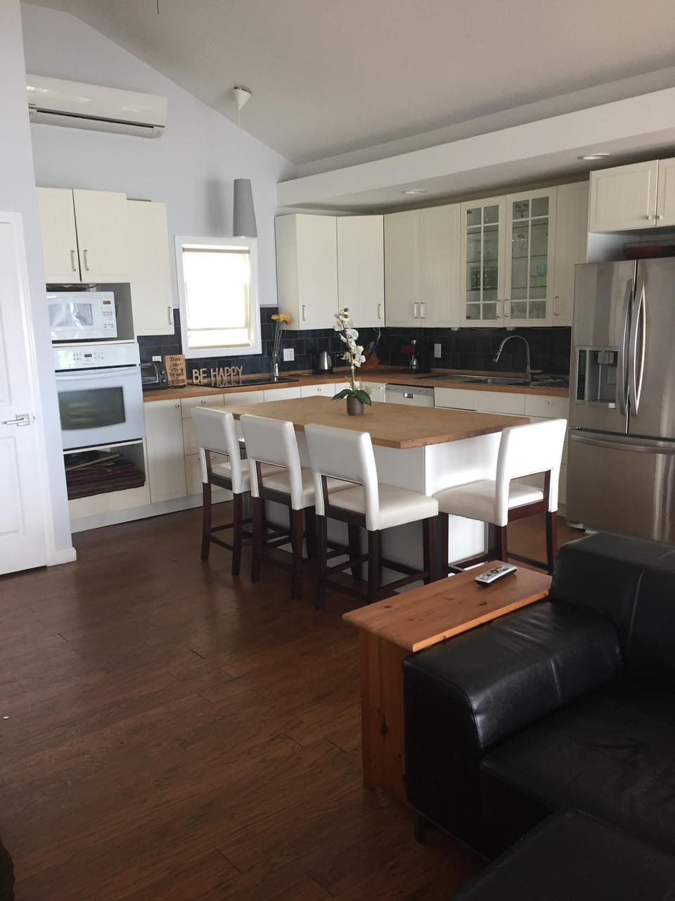 Updated kitchen and wine cooler
